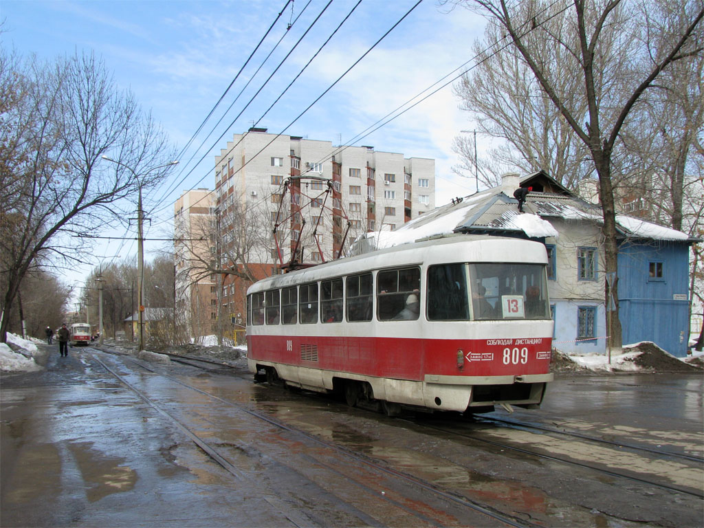Самара, Tatra T3SU № 809