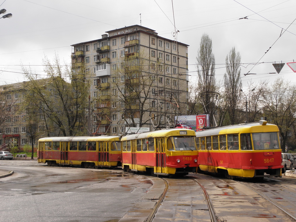 Киев, Tatra T3SU № 5488