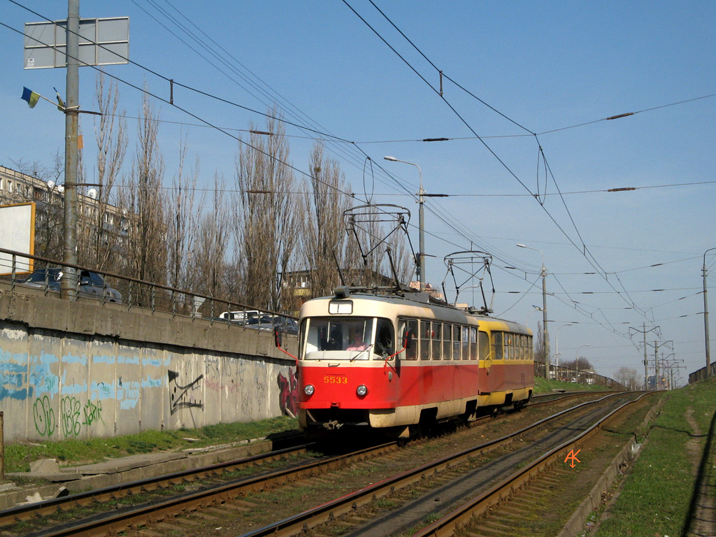 Киев, Tatra T3SU № 5533