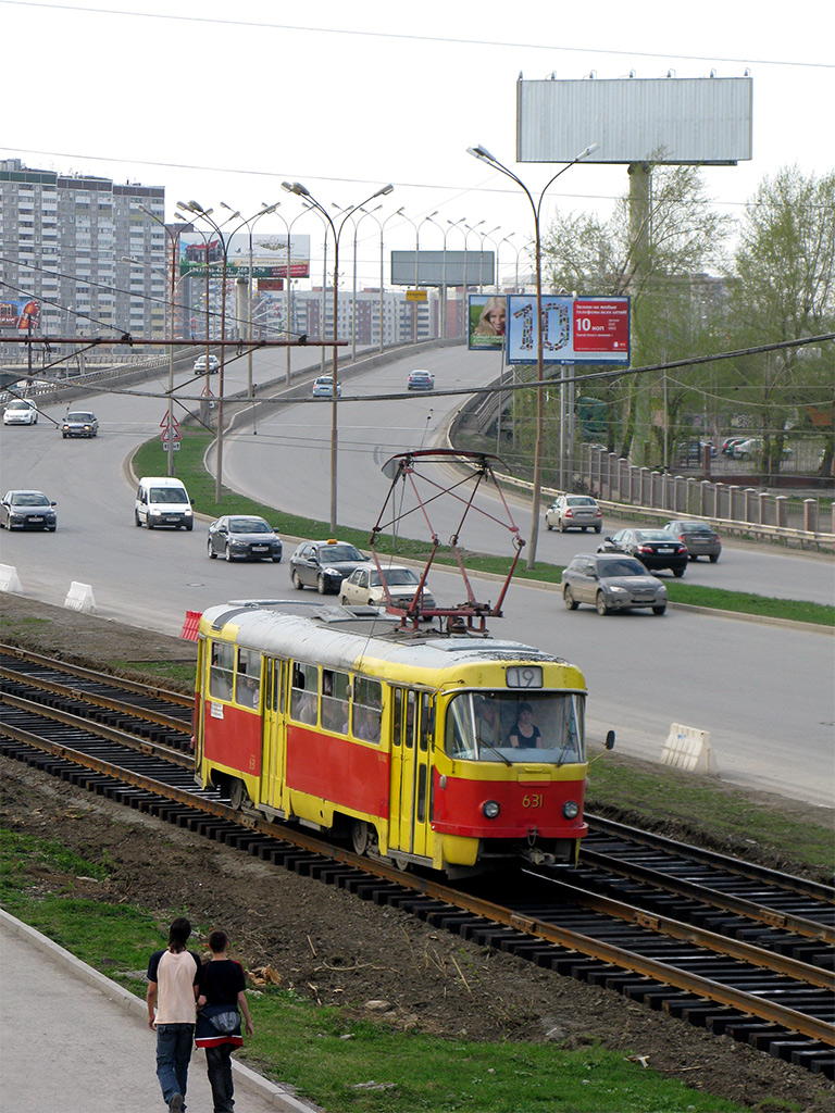 Екатеринбург, Tatra T3SU (двухдверная) № 631