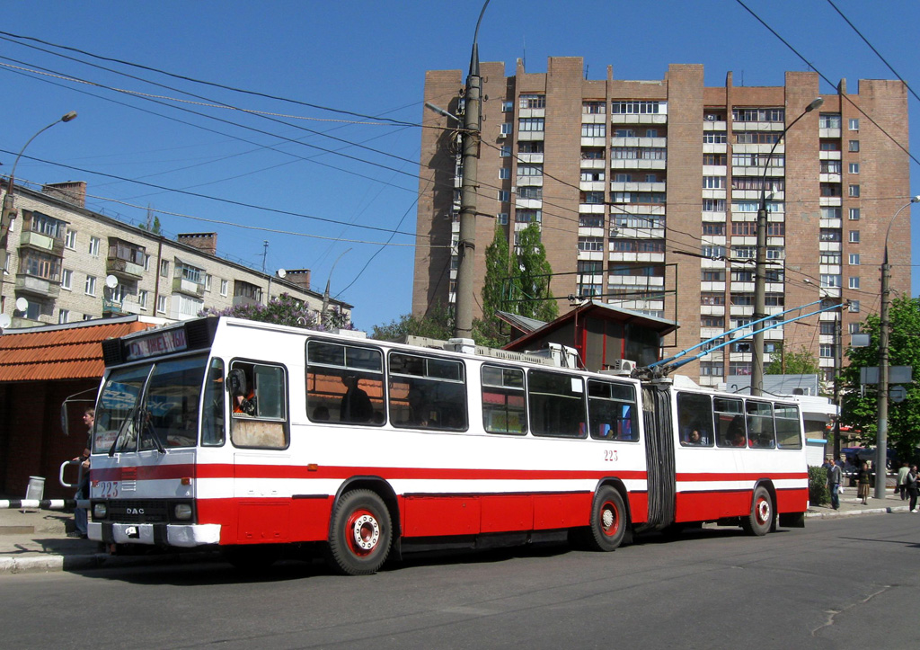 Харьков, DAC-217E № 223; Харьков — Транспортовка 03.05.2010 — поездка на троллейбусе DAC-217E к 71-летию Харьковского троллейбуса