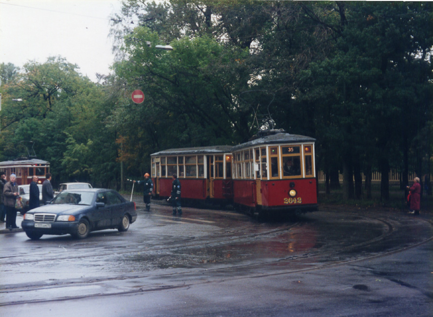 Saint-Petersburg, MS-4 # 2642; Saint-Petersburg — Parade of the 90th birthday of St. Petersburg tram