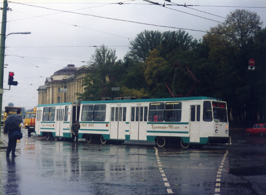 Saint-Petersburg, 71-147K (LVS-97K) Br. 5079; Saint-Petersburg — Parade of the 90th birthday of St. Petersburg tram