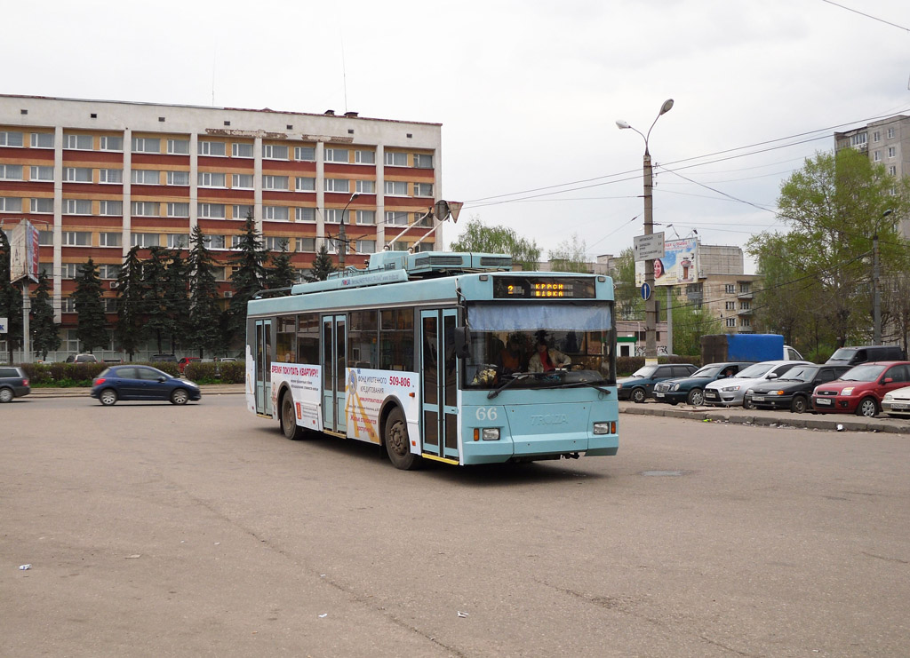 Тверь, Тролза-5275.05 «Оптима» № 66; Тверь — Троллейбусные конечные станции и разворотные кольца