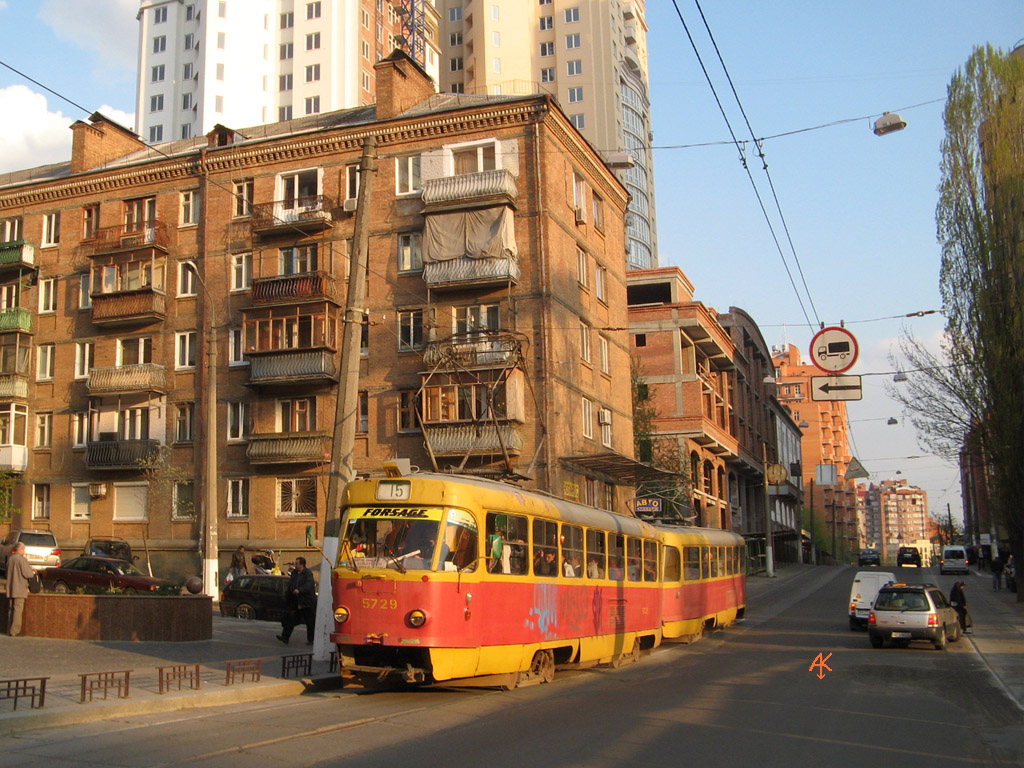 Киев, Tatra T3SU № 5729