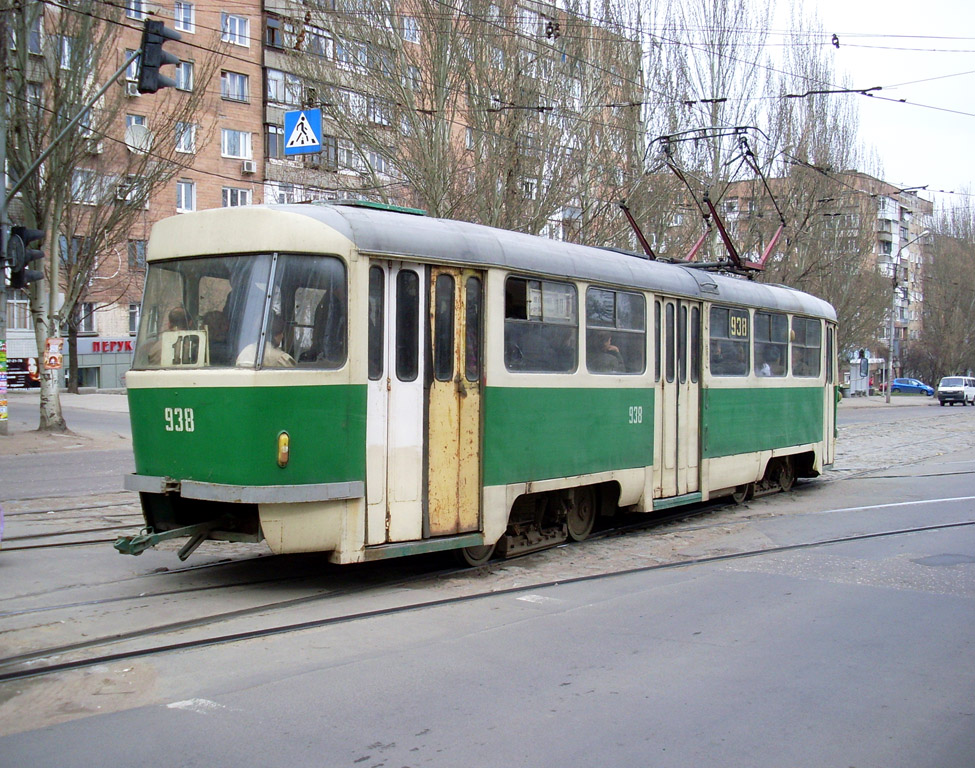 Донецк, Tatra T3SU № 938