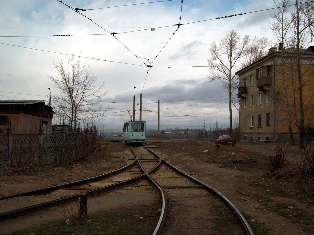 Angarska, 71-605A № 166; Angarska — Tram lines and loops Angarska, 71-605A № 166; Angarska — Tram lines and loops
