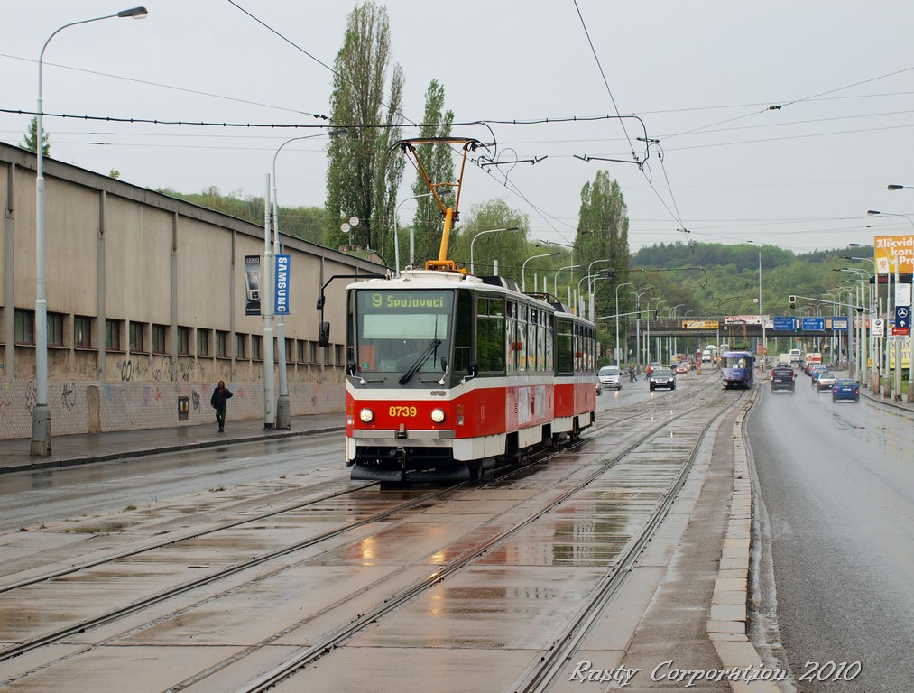 Прага, Tatra T6A5 № 8739