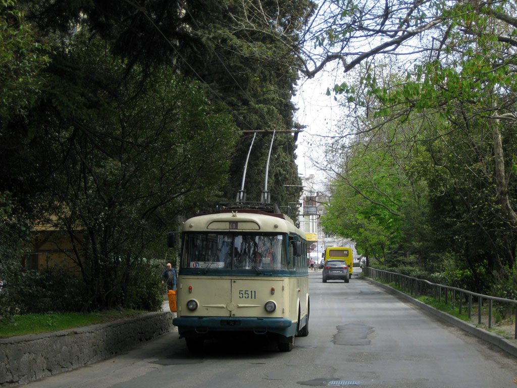 Крымский троллейбус, Škoda 9Tr19 № 5511