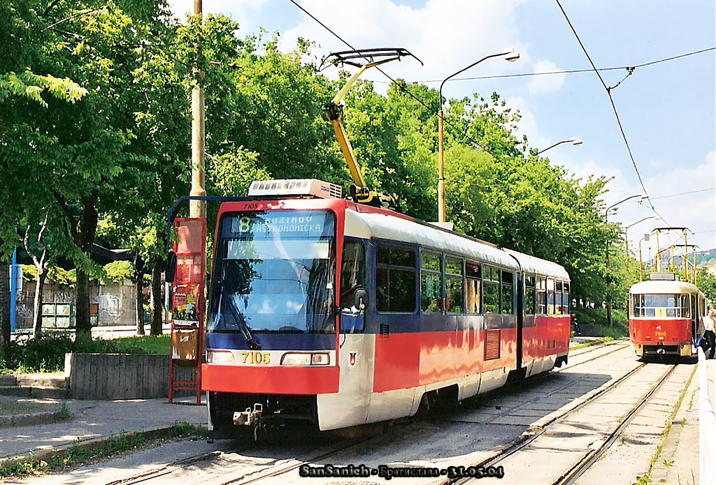 Братислава, Tatra K2S № 7105