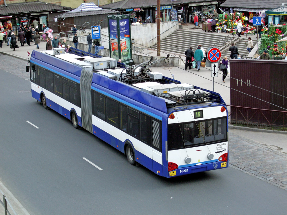 Рига, Solaris Trollino II 18 Ganz № 16231