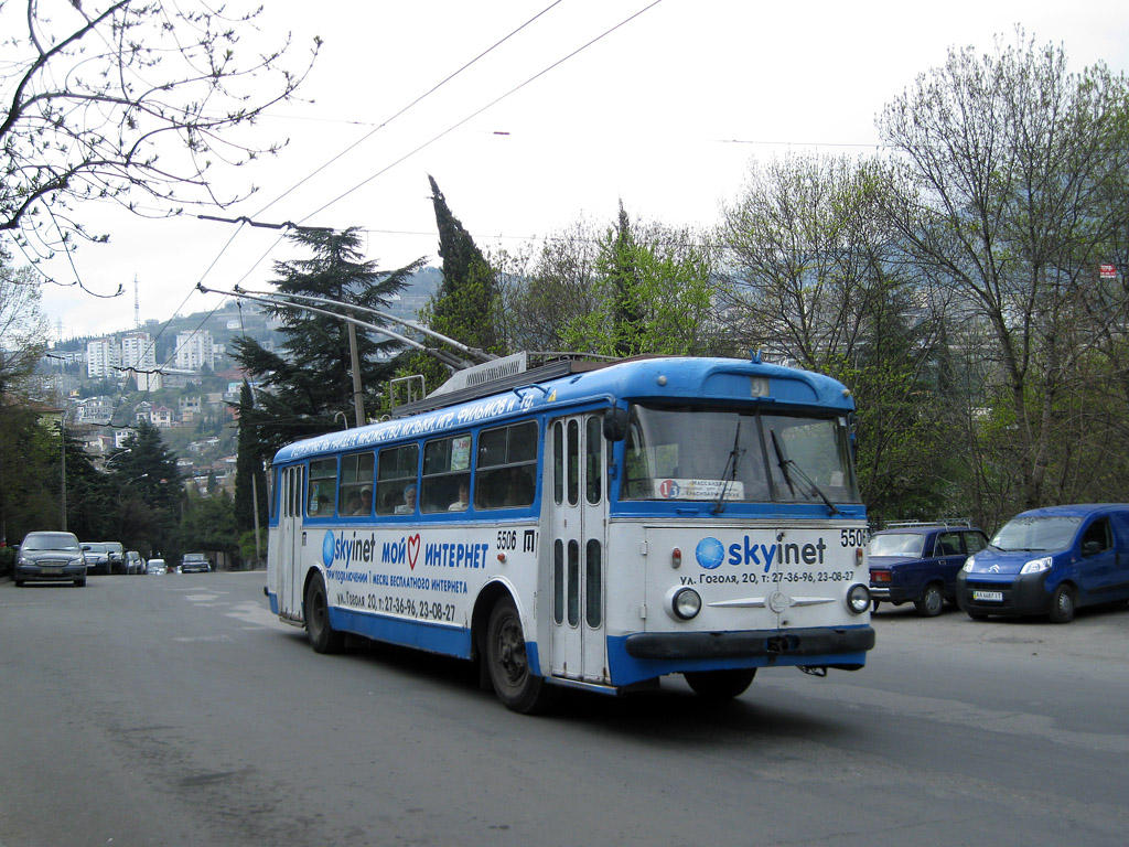 Крымский троллейбус, Škoda 9Tr19 № 5506