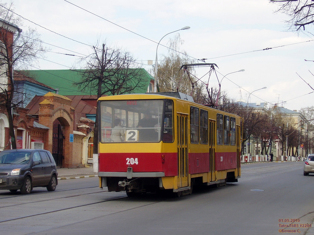 Ulyanovsk, Tatra T6B5SU č. 2204