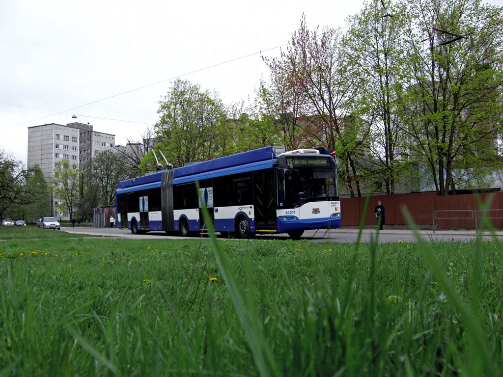 Рига, Solaris Trollino II 18 Ganz № 16207
