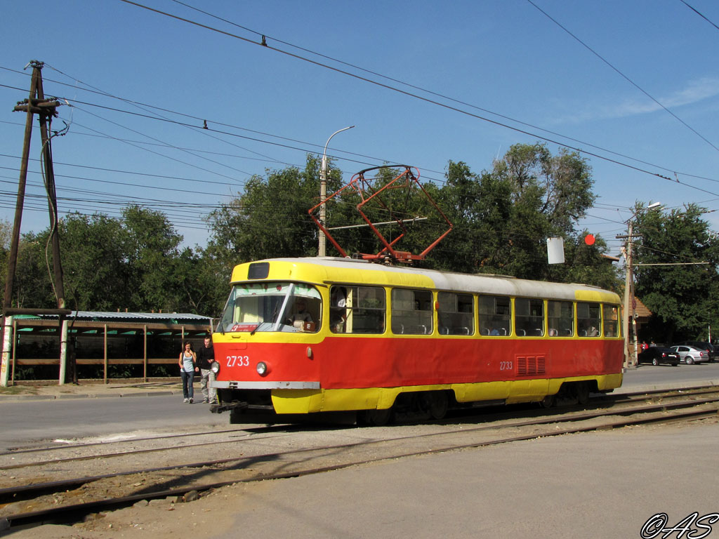 Волгоград, Tatra T3SU (двухдверная) № 2733