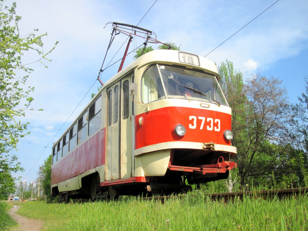 Donetsk, Tatra T3SU (2-door) N°. 3733