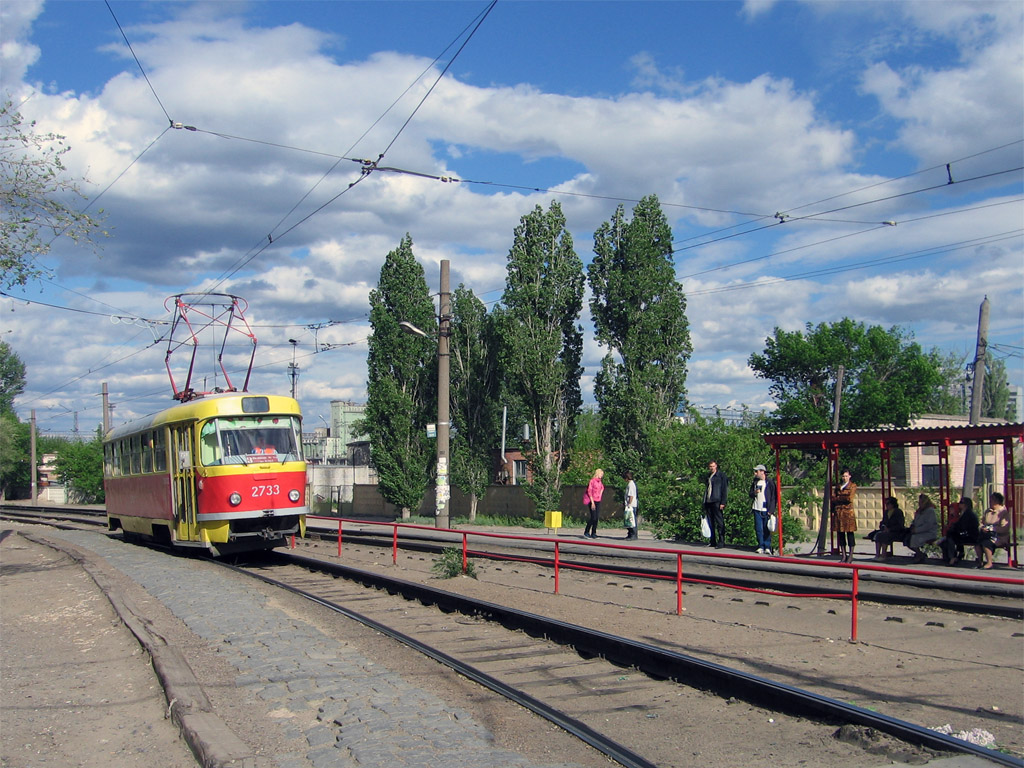 Волгоград, Tatra T3SU (двухдверная) № 2733