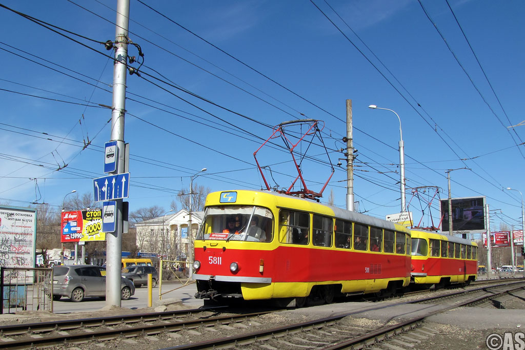 Volgograd, Tatra T3SU # 5811
