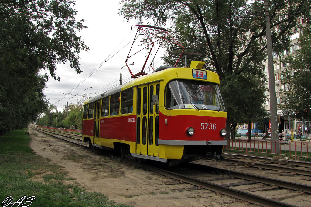 Волгоград, Tatra T3SU № 5736