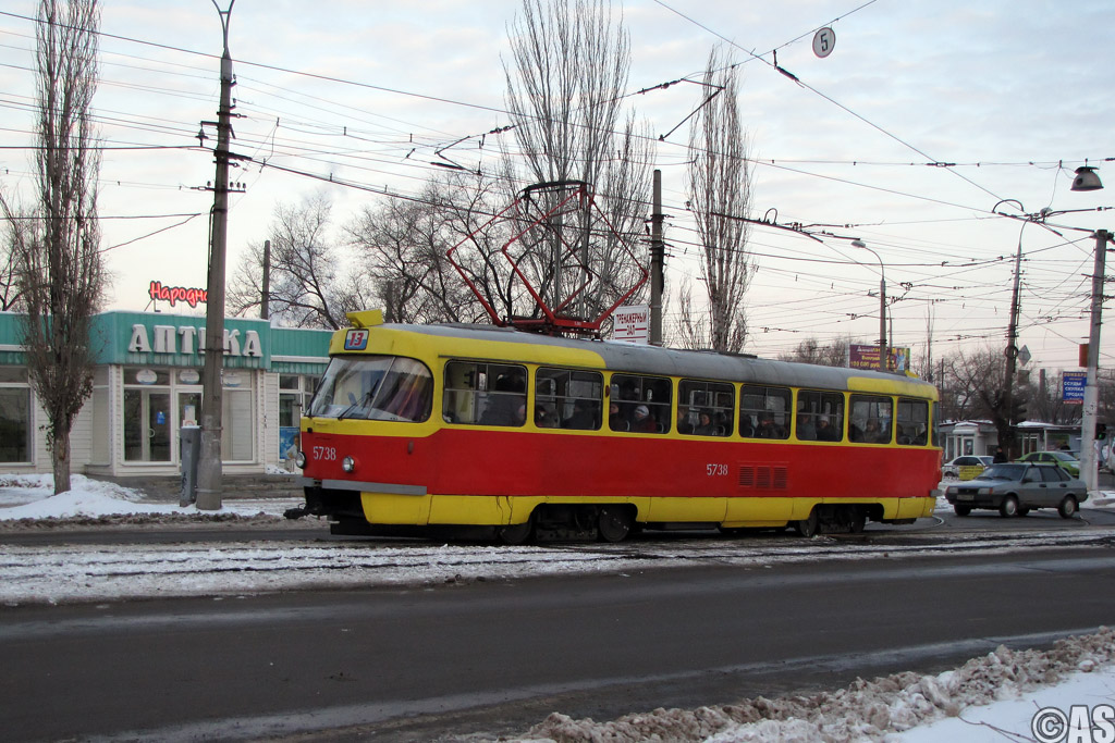Волгоград, Tatra T3SU № 5738