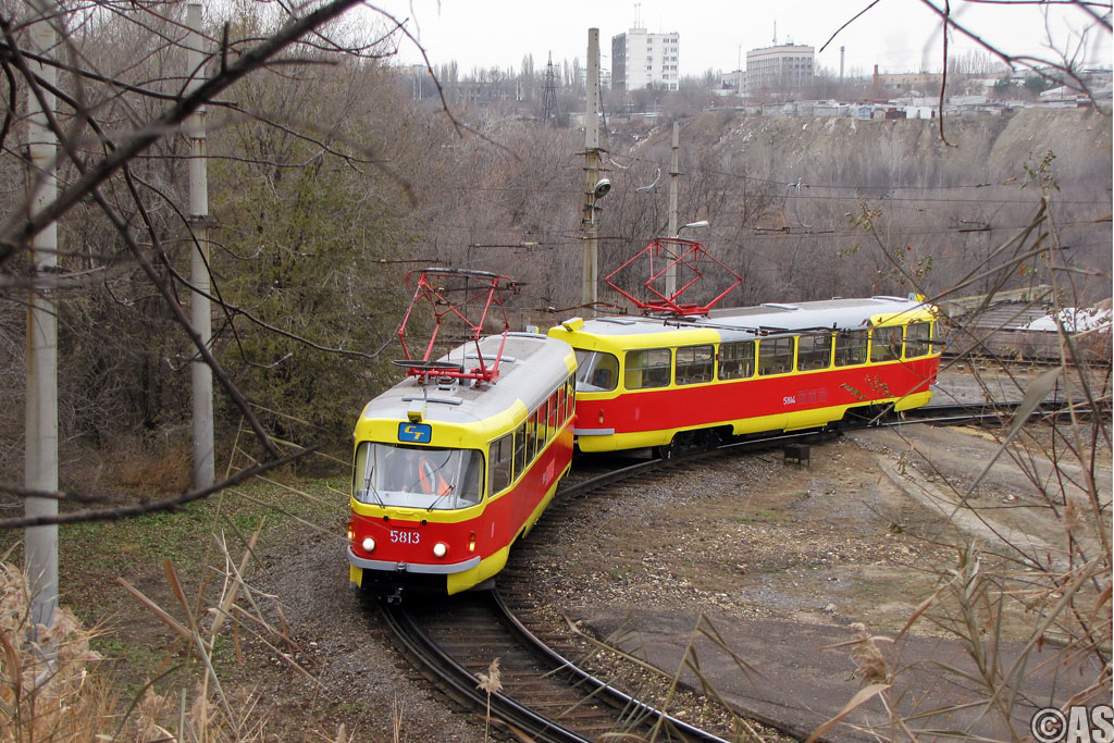 Волгоград, Tatra T3SU № 5813