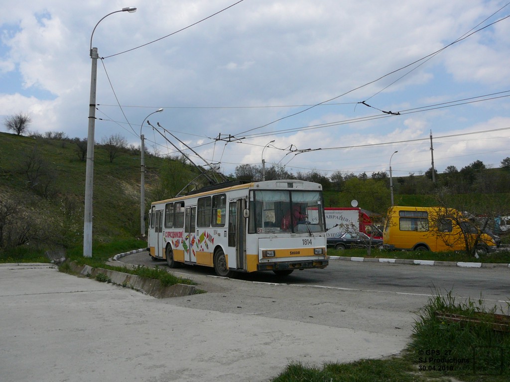 Крымский троллейбус, Škoda 14Tr01 № 1814