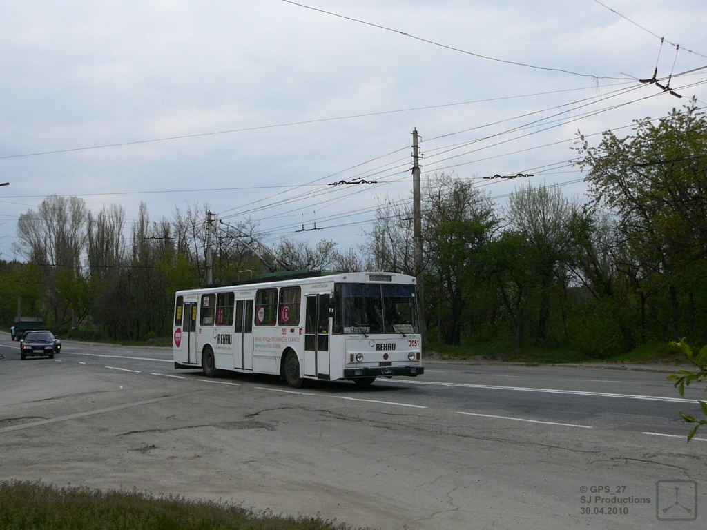 Крымский троллейбус, Škoda 14Tr02/6 № 2051