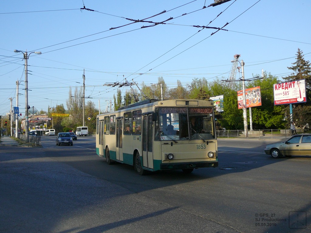 Крымский троллейбус, Škoda 14Tr02 № 1853