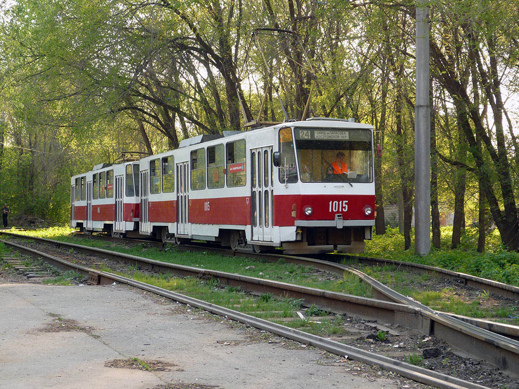 Самара, Tatra T6B5SU № 1015; Самара — Конечные станции и кольца (трамвай)