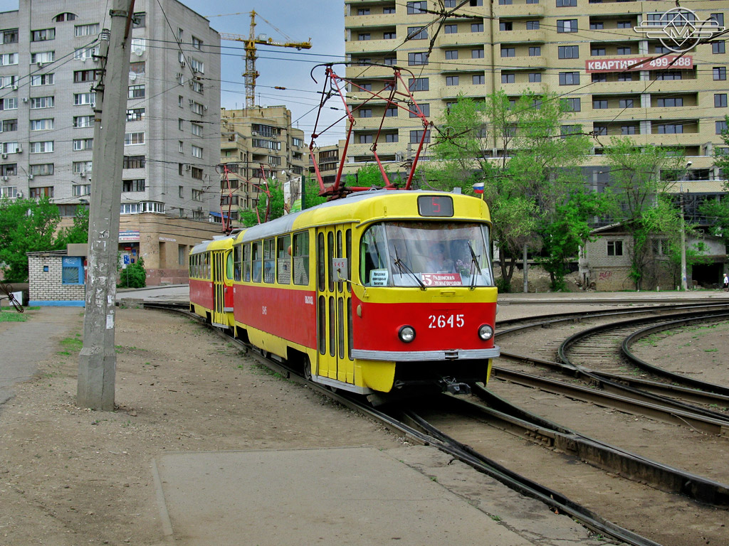 Волгоград, Tatra T3SU (двухдверная) № 2645; Волгоград, Tatra T3SU (двухдверная) № 2660