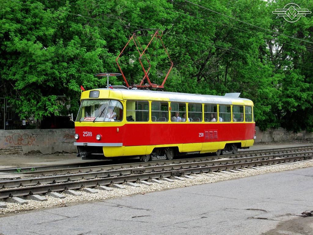 Волгоград, Tatra T3SU (двухдверная) № 2518