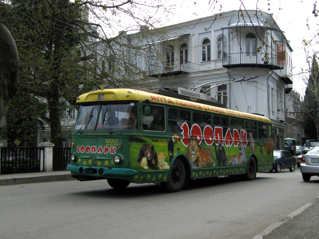 Крымский троллейбус, Škoda 9Tr21 № 5550