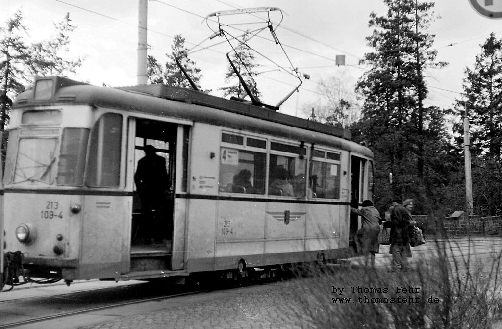 Дрезден, Gotha T57 № 213 109; Дрезден — Старые фотографии (трамвай)