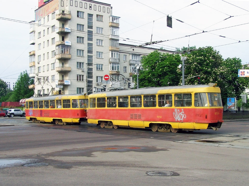 Киев, Tatra T3SU № 5721
