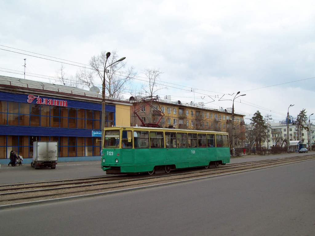 Ангарск, 71-605 (КТМ-5М3) № 123 Ангарск, 71-605 (КТМ-5М3) № 123