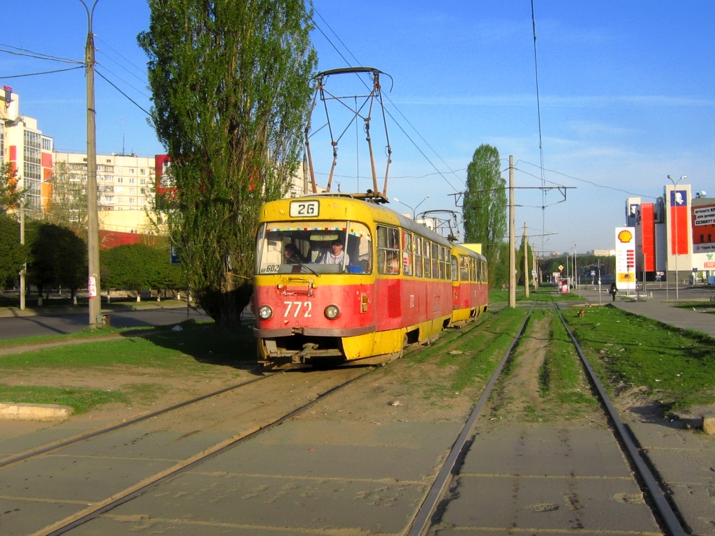 Харьков, Tatra T3SU № 772