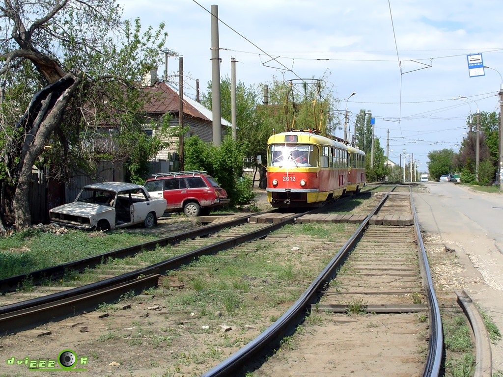 Волгоград, Tatra T3SU (двухдверная) № 2612; Волгоград, Tatra T3SU (двухдверная) № 2638