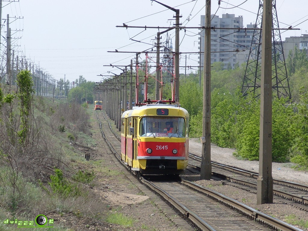 Волгоград, Tatra T3SU (двухдверная) № 2645; Волгоград, Tatra T3SU (двухдверная) № 2660