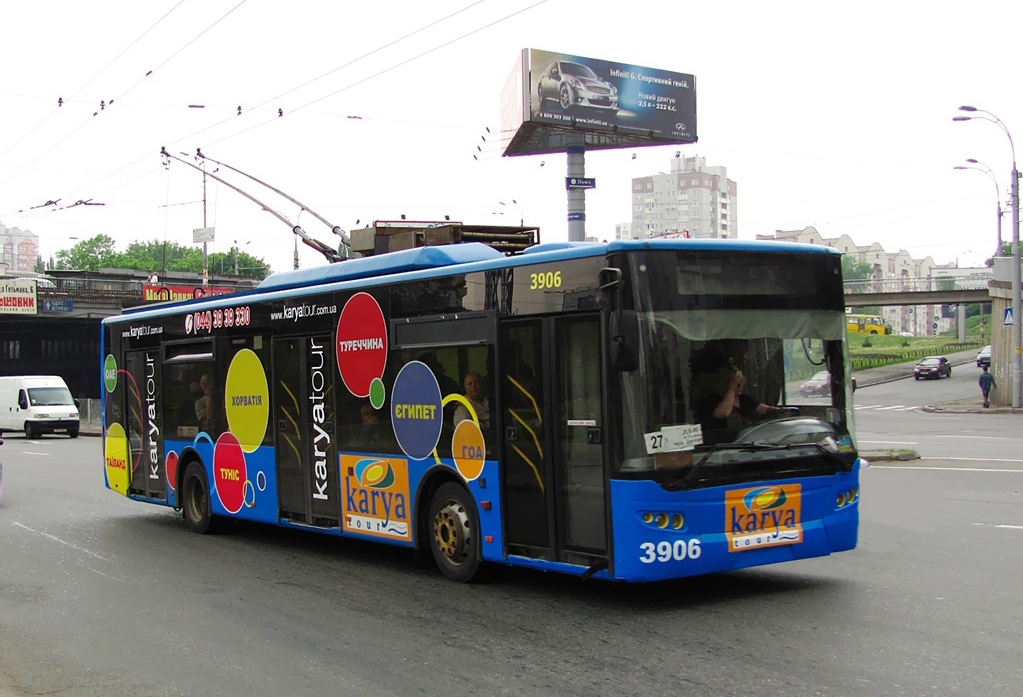 Киев, ЛАЗ E183D1 № 3906