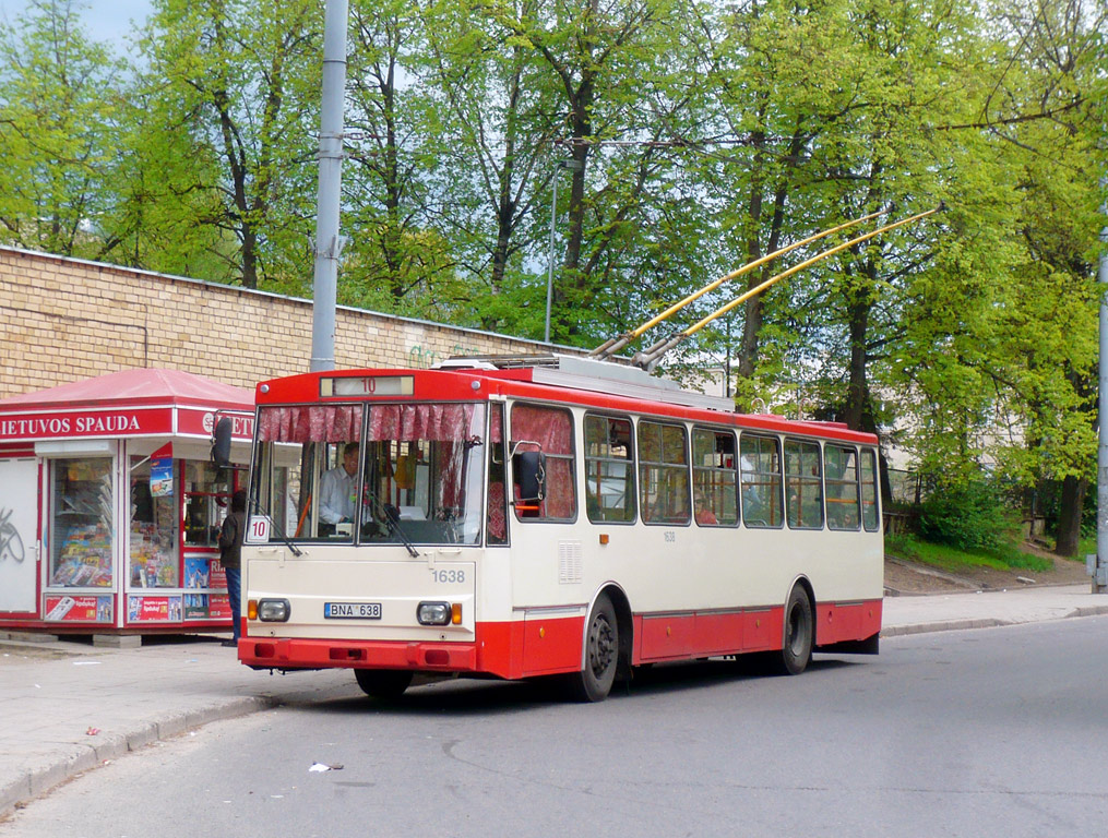 Вильнюс, Škoda 14Tr13/6 № 1638