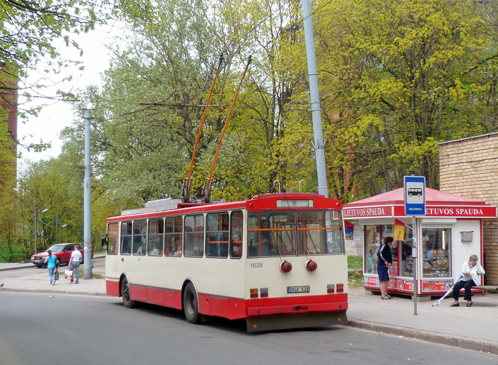 Вильнюс, Škoda 14Tr13/6 № 1638