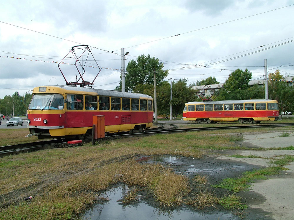 Барнаул, Tatra T3SU № 2033; Барнаул, Tatra T3SU № 2114