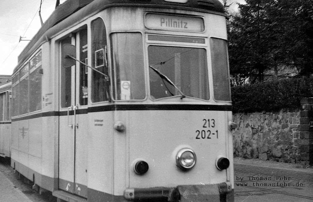 Drezno, Gotha T57 Nr 213 202; Drezno — Old photos (tram)