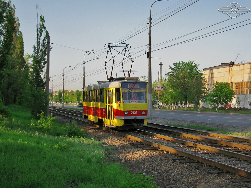 Волгоград, Tatra T3SU мод. ВЗСМ № 2661