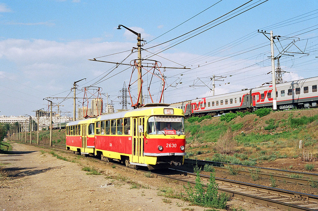 Волгоград, Tatra T3SU (двухдверная) № 2630; Волгоград, Tatra T3SU (двухдверная) № 2629