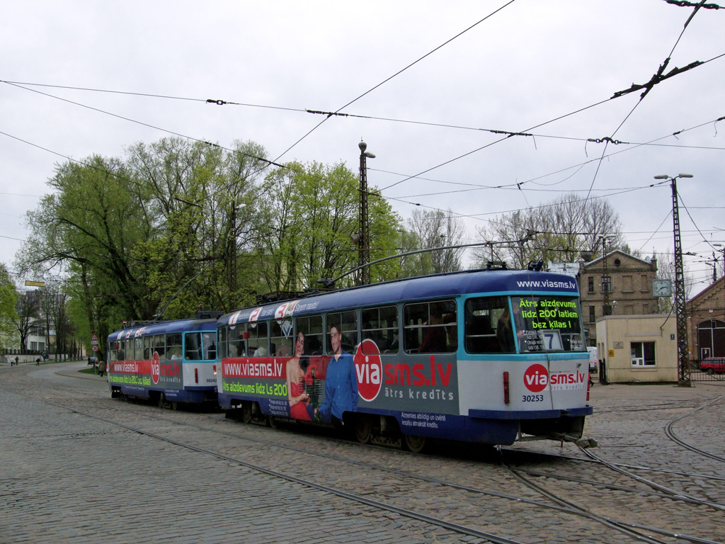 Рига, Tatra T3A № 30253