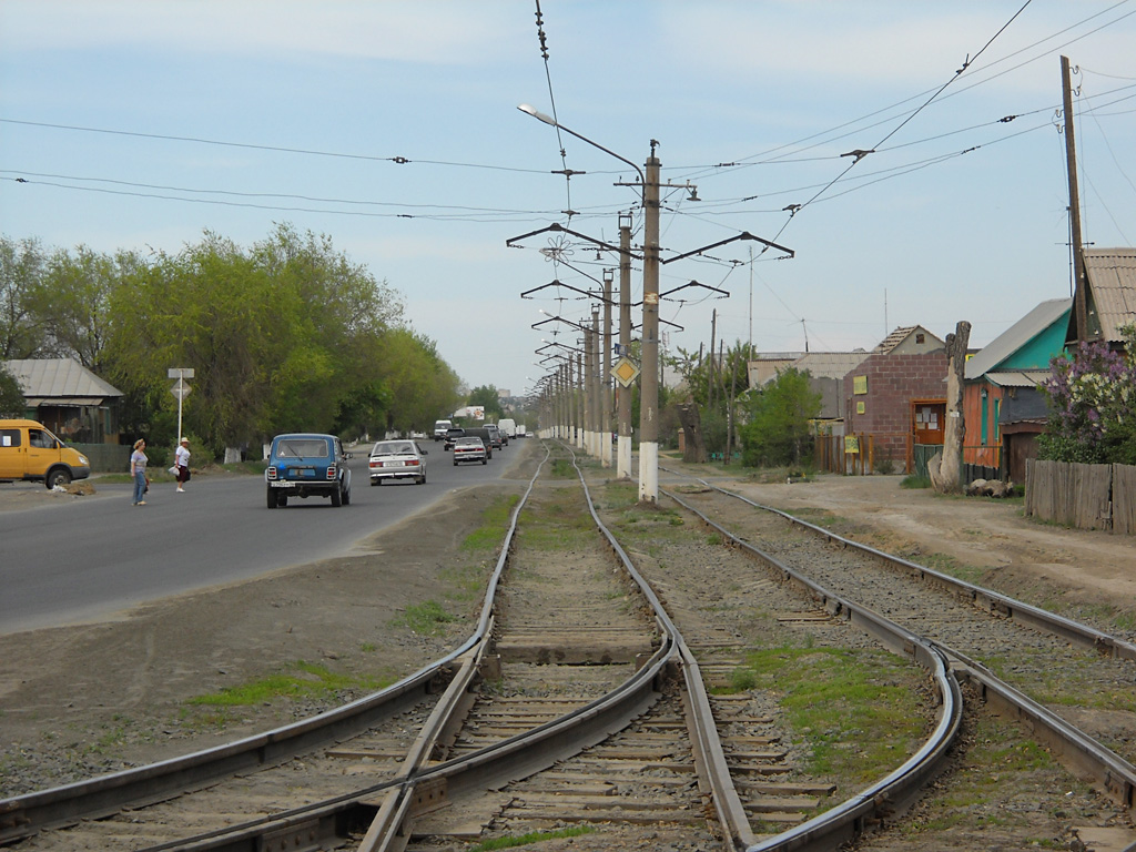 Orsk — Tram lines and loops