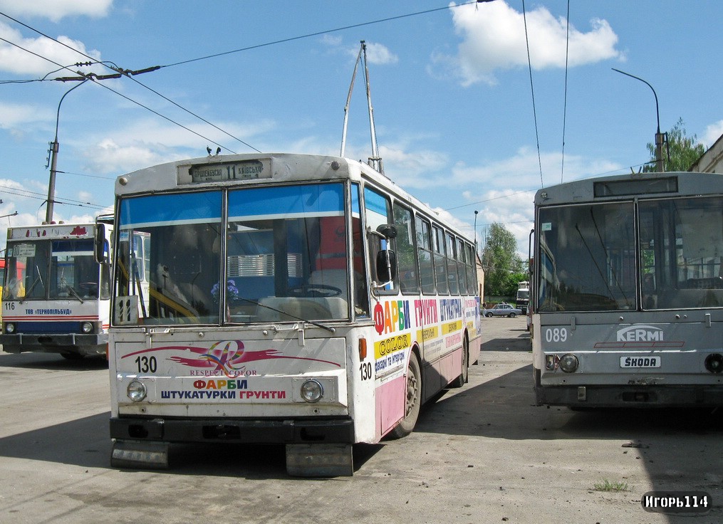 Тернополь, Škoda 14Tr01 № 130