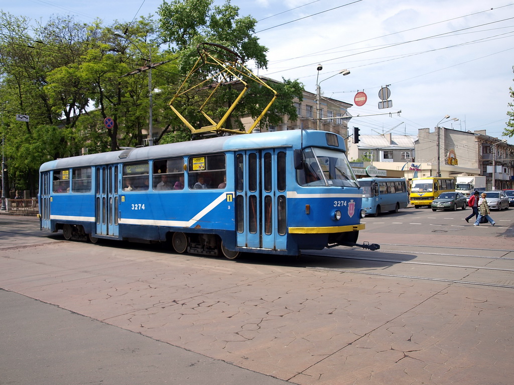 Одесса, Tatra T3R.P № 3274