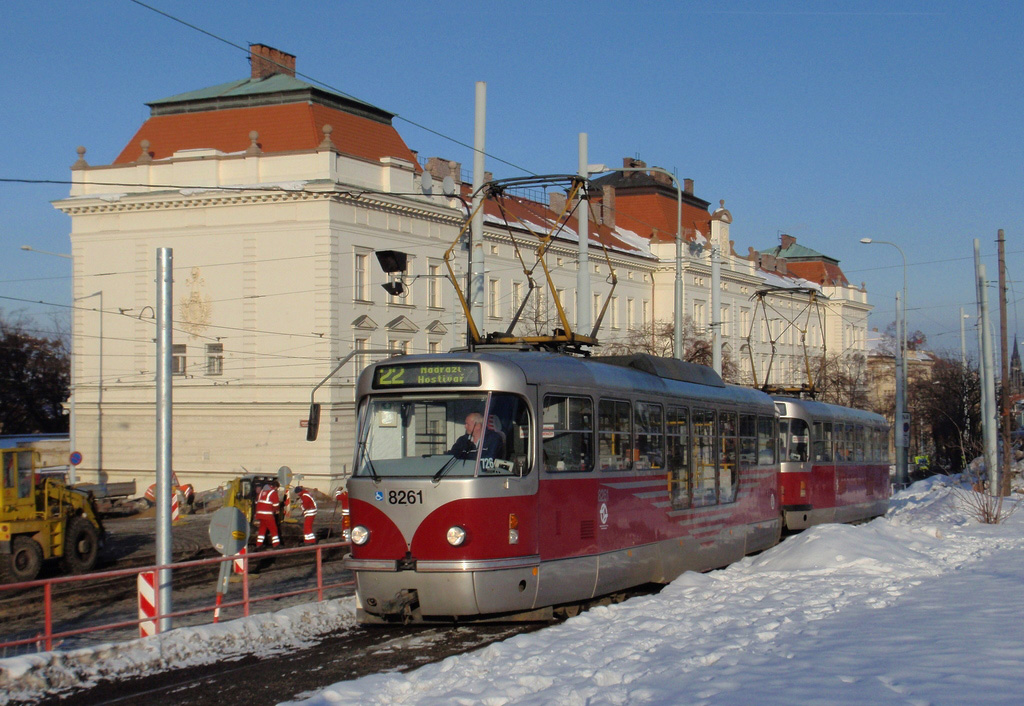 Прага, Tatra T3R.PLF № 8261